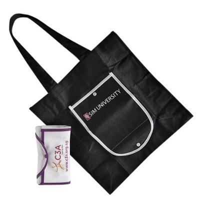 China CMYK 37x10x37cm 120gsm Drawstring Non Woven Tote Bags for sale