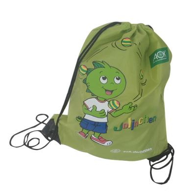 China Polyester CMYK 34x45cm 210D Eco Friendly Drawstring Bags for sale