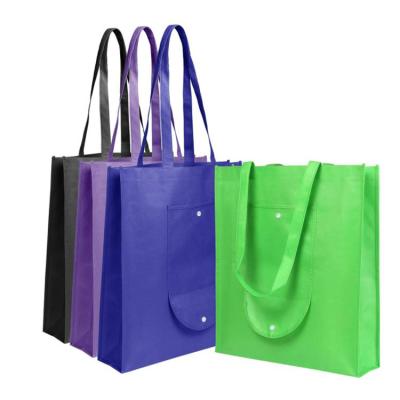 China Printed 80gsm TNT 35x12x40cm Foldable Non Woven Bag for sale