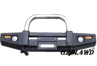 China Winch Replacement Front Bumper , Rolled Steel Mitsubishi Off Road Truck Bumpers for sale