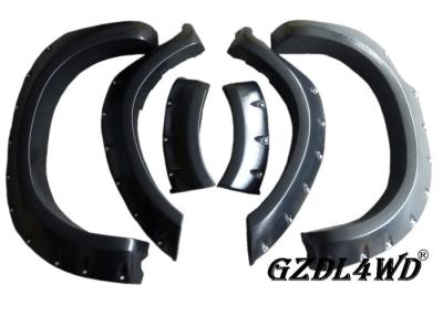 China Matte Black Wheel Arch Flares , Toyota Hilux Vigo Fender Flares Pocket Style 2012 - 2014 for sale