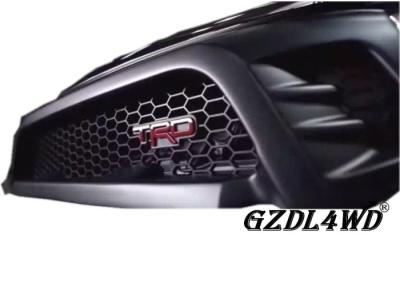 China TRD Toyota Hilux Custom Grill Mesh , Custom Truck Grilles With Red TRD Lettering for sale