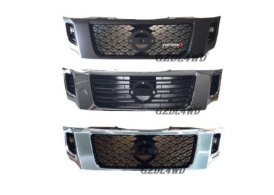 China ABS Plastic Chrome Grille Guard Front , Custom Mesh Grills For Nissan Navara NP300 for sale