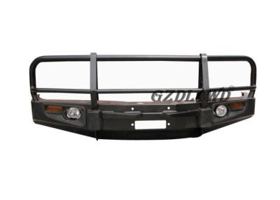 China Pickup Toyota Land Cruiser Front Bumper Guard With Rolled Steel / Mounting Holes for sale