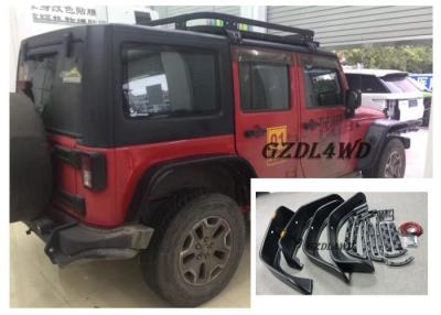 China Jeep Wrangler Eyebrow 4 Doors , JK Crusher Wheel Arch Flares With Lights for sale