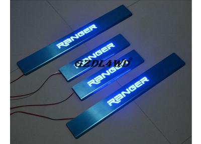 China Placa 4PCS del desgaste del travesaño de la puerta de los equipos LED del cuerpo de los travesaños T7 4x4 de la puerta del LED/accesorios del guardabosques de Ford en venta