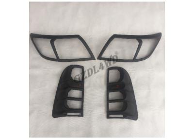 China OEM Matte Black Tail Light Cover For Navara Hilux Revo 15 - 16 for sale