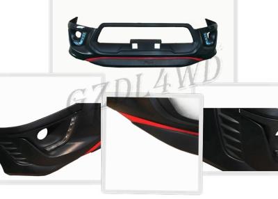China ABS Plasitic Trd Logo Car Front Bumper Guard For Toyota Hilux Revo 2015 2016 for sale