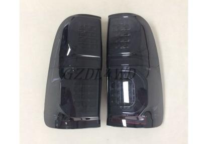 China Car Auto Parts Black Color Hilux Vigo Tail Light Lamp ABS Car Accessories for sale