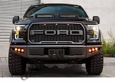 China ABS Ford F150 Raptor Style 15-17 Car Front Grille With LED Lights for sale