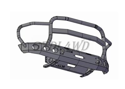 China Toyota Tundra Steel Ext Cab Grille Guard Pickup Frontier Xtreme Front Bumper for sale