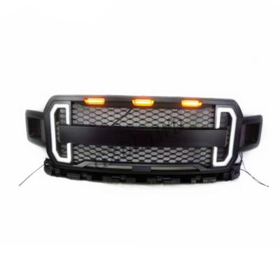 China 2018 2019 Ford Raptor F150 Mesh Grille With DRL Lights Netrual Packing for sale
