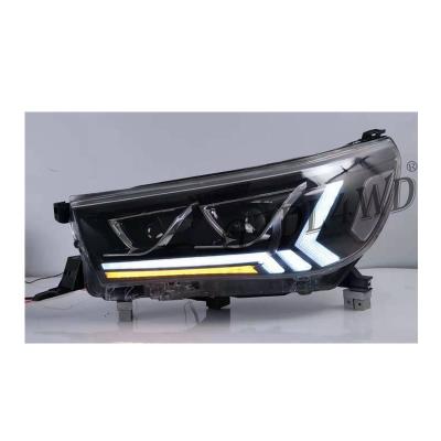 China 12V LED Modified Headlight For Toyota Hilux Revo Rocco  2015+ / 4x4 Auto Accessories for sale
