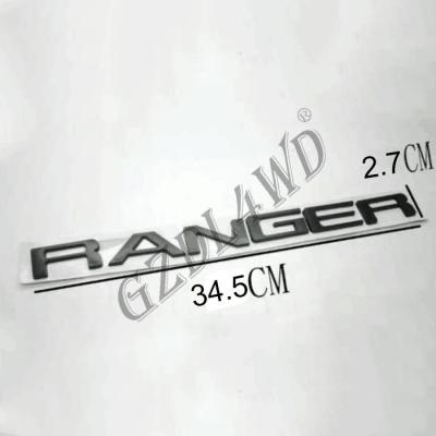 China Durable 4x4 Body Kits Matte black sticker 3M Plastic Ranger Original Logo Mark for sale