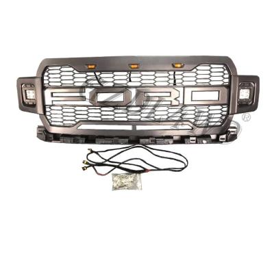 China ABS Grey Color Front Bumper Grill For Ford F150 2018  Direct Replacement for sale