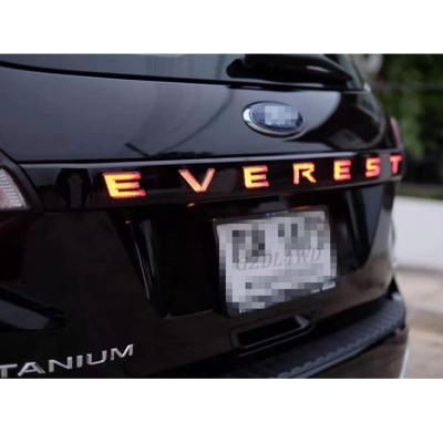 China ABS 4x4 Body Kits Black Rear Trunk Lid Cover Trim For  Everest 2015 Onwards for sale