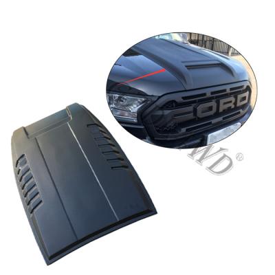 China Matte Black Car Hood Scoop Cover For Ford Ranger T8 2018 2019 2020 for sale