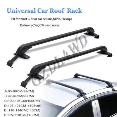 China A - F Style  Black / White Color Roof Rack Bar Aluminum Alloy For 4x4 Offroad Pickup for sale