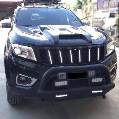 China Navara 4x4 Accessories LED Front Grille For Nissan Navara D23 Frontier Grill for sale