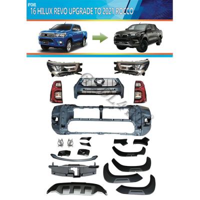 China Facelift Body Kits For Toyota Hilux 2016 2019 To Rocco 2021 for sale