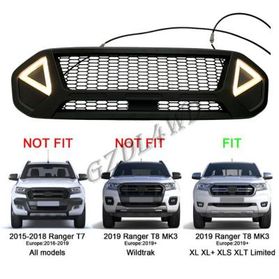 China LED Dynamic Car Front Brush Guard For Ford Ranger T8 Mk3 Xl Xl+Xls Xlt for sale