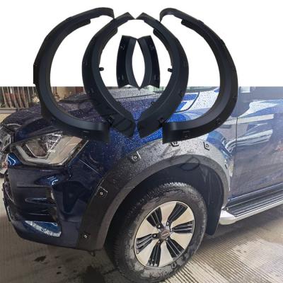 China Isuzu Dmax 2020 Pocket Style PP Wheel Arch Flares Fit D-Max Ute for sale