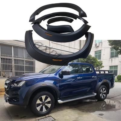 China Smooth Matte Wheel Arch Flares Fits 2021 Isuzu D-Max Ute Accessories 021 for sale
