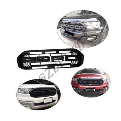 China SUV Racing Accessories Ford Everest Front Grill Cover 2015-2020 With Led Light for sale