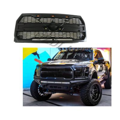 China Repeating Honey Comb Mesh Pattern For Ford F150 Raptor Style 2015-2017 Front Grill Grille for sale