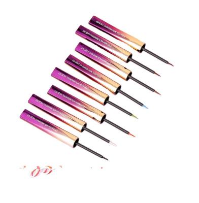 China Wonderful Good Price OEM Star Enchantment Color Liquid Eyeliner Waterproof Anti Sweat Colored Eyeliner Liquid for sale