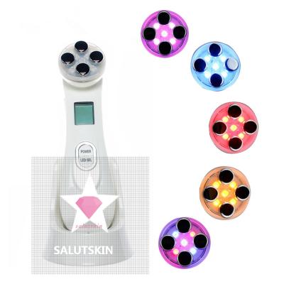 China 2021 OEM RF Facial Led Photon Skin Care Face Lifting Tighten Wrinkle Removal Eye Care Rf Skin Tightening Machine for sale