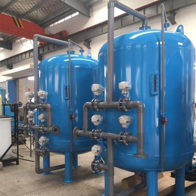 China Filtro de areia de quartzo 20TPH para a planta de tratamento da água à venda