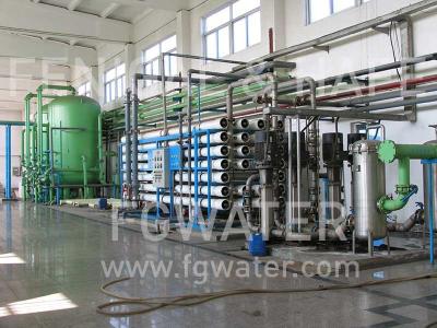 China 4kW 50Hz 36000GPD Purified Water Treatment System for sale