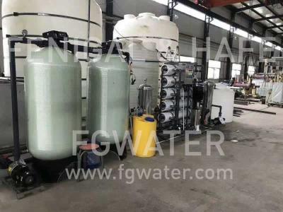 China Sistema salobre comercial de la filtración del agua 5000LPH en venta