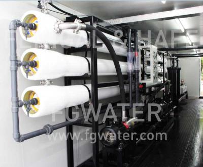 China Containerized Sea Water RO Plant With Danfoss CAT HP Pump for sale