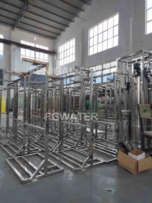 China 4.0KW/H 4000LPD Seawater Reverse Osmosis PLC Control for sale
