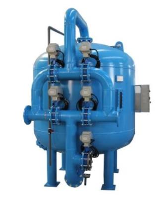 China Bypass Filtration Shallow Sand Multimedia Filter Water Treatment 5-12m/H Maximum 15m/H for sale