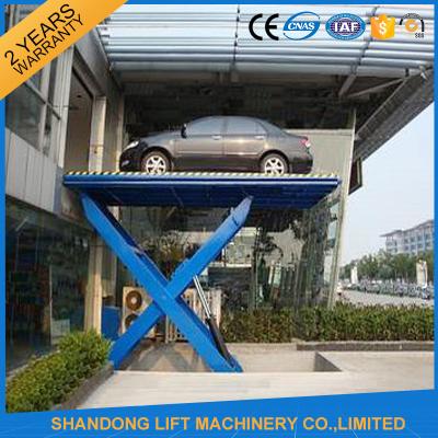 China Home Garage Hydraulic Scissor Car Lift , Automotive Vehicle Lifts Equipment for sale