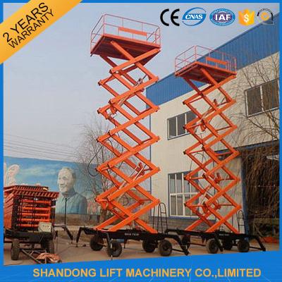 Chine Table élévatrice hydraulique électrique, équipement de levage mobile de plates-formes de travail aérien pour le nettoyage de construction à vendre