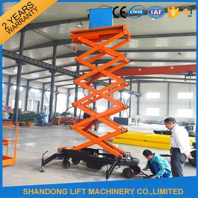 China 300kgs 6m Hydraulic Aerial Work Mobile Platform Lift for Street Light Maintenance for sale