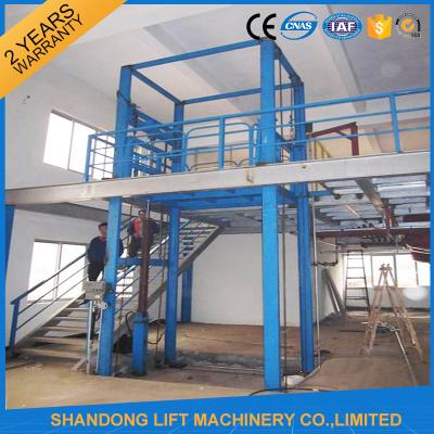 China 3000kgs Warehouse Hydraulic Elevator Lift , Vertical Fixed Residential Cargo Stair Lift for sale