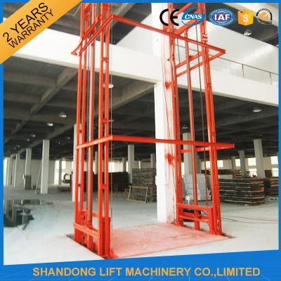 China Lead Rail Hydraulic Heavy Duty Elevator Lift Equipment Outdoor 200mm Pit Depth for sale