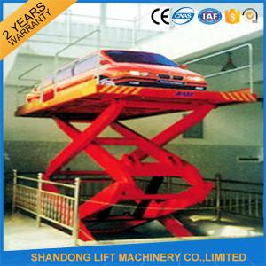China 5M 3T Basement Hydraulic Scissor Car Lift  Hydraulic Car Lift for 2 Floor Level for sale