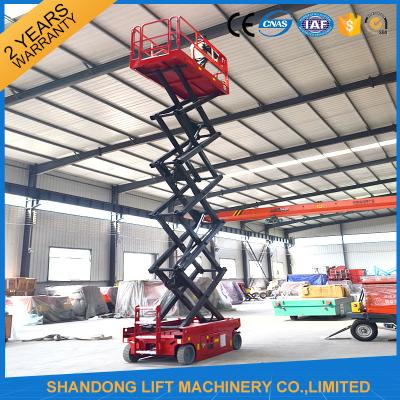 China Mobile Self Propelled Elevating Work Platforms Battery Powered 4m 10m 14m Lift Height for sale