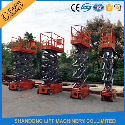 China 4m - 14m Lifting Height Electric Hydraulic Scissor Lift Tables 3.2 km/h Travel speed for sale