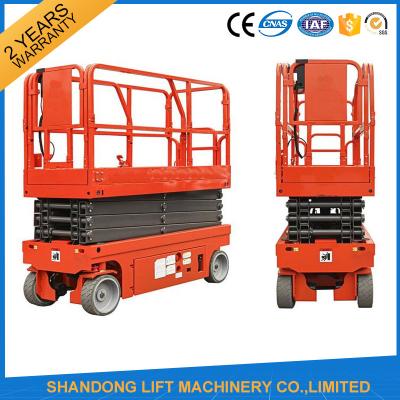 China Small Mobile Electric Hydraulic Lift Table for Rental / Material Handling / Aerial Work for sale