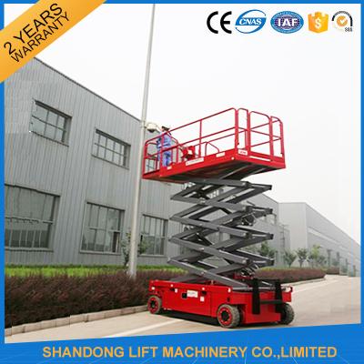 China Battery Powered Self Propelled Elevating Work Platforms 300kg / 1000kg Load Capacity for sale