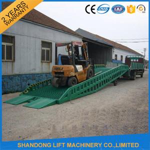 China Adjustable Hydraulic Portable Loading Ramps for Trucks ,  Storage Container Ramps  for sale