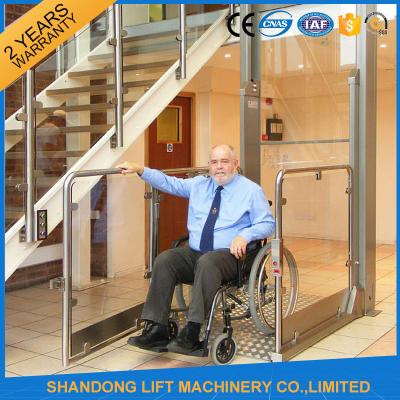 China Wheelchair Hydraulic Platform Lift with Powder Coating Stainless Steel / Aluminum Alloy Material for sale