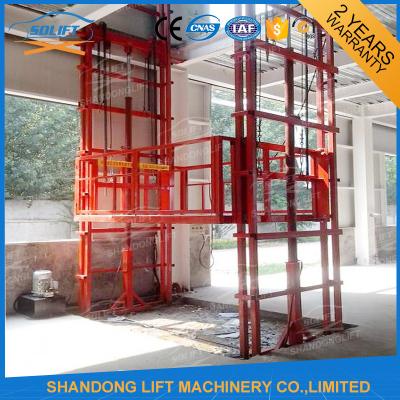 China Construction Material Handling Warehouse Elevator Lift 2 T Loading Capacity for sale